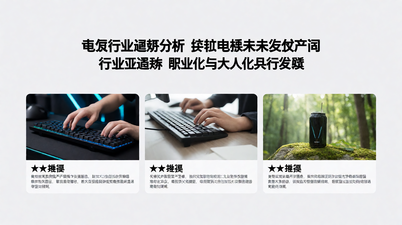电竞行业趋势分析，探讨电竞未来发展方向